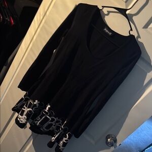 Sourpuss cemetery long sleeve dress.